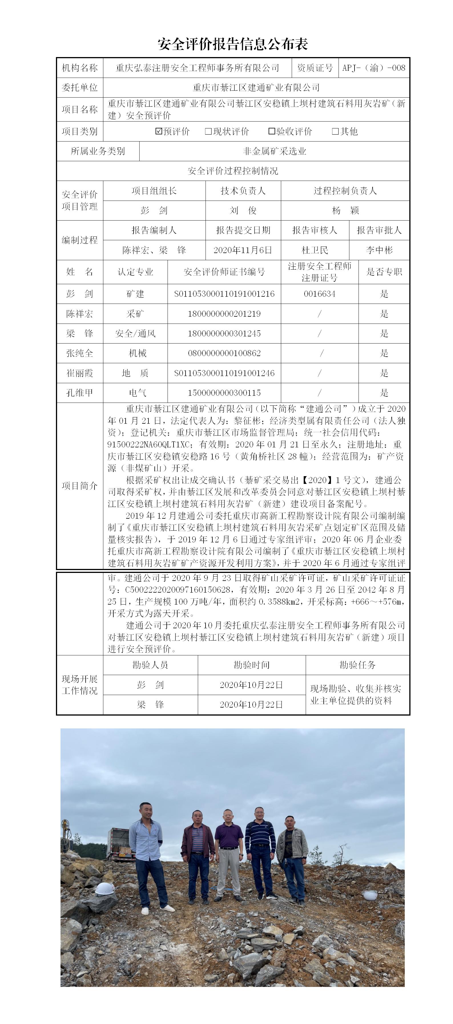 1715741757726359.jpg 20-2綦江區(qū)建通礦業(yè)上壩村安全預評價報告信息公布表_01.jpg